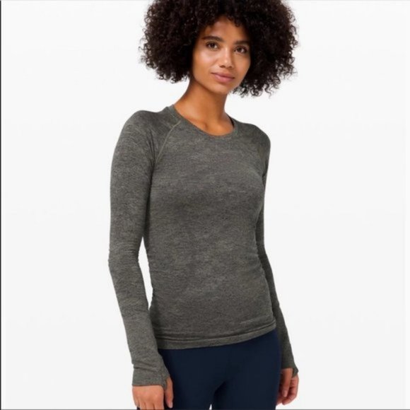 NWT Lululemon Swiftly Tech LS 2.0, 6, VMCB/GRSG